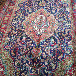 فرش دستبافت 6 متری مراغه نقشه اسلیم بافنده سلیمی خرید از سایت گالری فرش شکوری - فرش خلخال