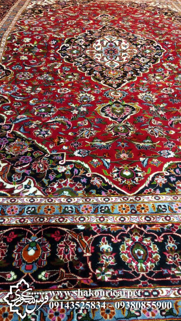 فرش دستباف 12 متری کاشان - فرش خلخال - فرش فروشی خلخال - فرش فروشی شکوری کارپت