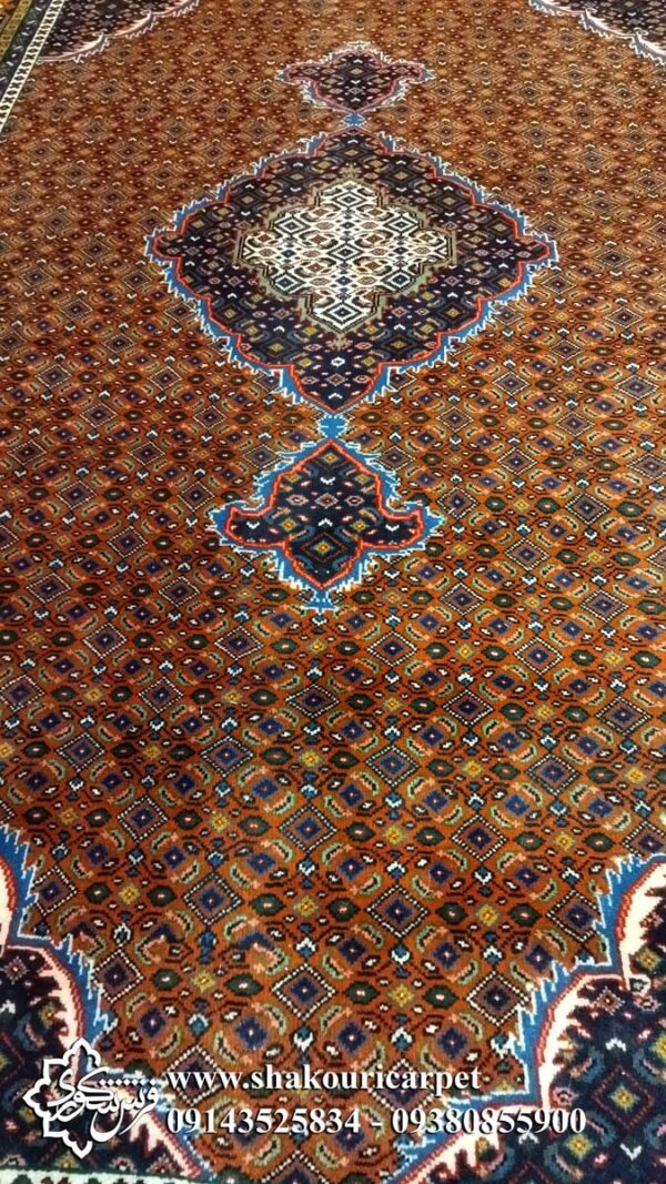 فرش دستباف 6 متری ریزماهی میراشرف بافت اردبیل - فرش خلخال