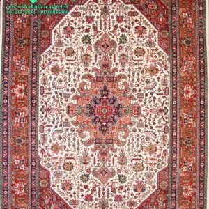 فرش دستبافت شش متری آذرشهر طرح کرمان قلم 40 رج خرید از سایت سرتیپ شکوری 09143525834