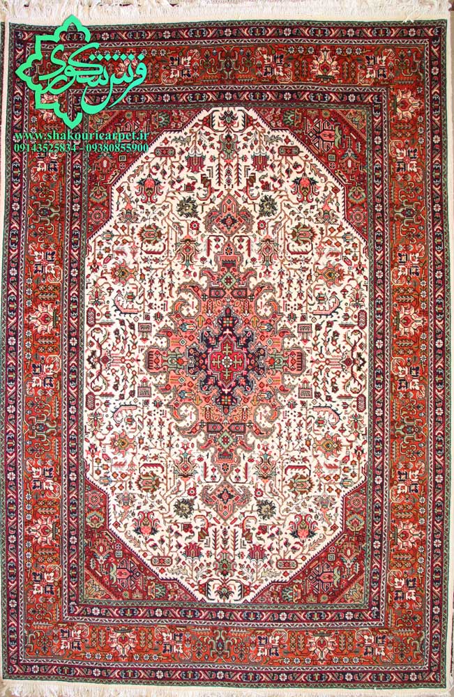 فرش دستبافت شش متری آذرشهر طرح کرمان قلم 40 رج خرید از سایت سرتیپ شکوری 09143525834