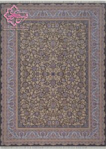 فرش ماشینی کاشان طرح کلاسیک 1500 شانه 4500 تراکم - کد 1525