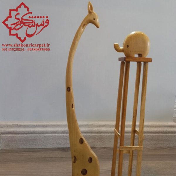 مجسمه مینیمال زرافه و فیل - خرید از سایت شکوری