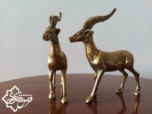 قیمت و خرید مجسمه برنجی بز کوهی خرید از سایت علیرضا شکوری