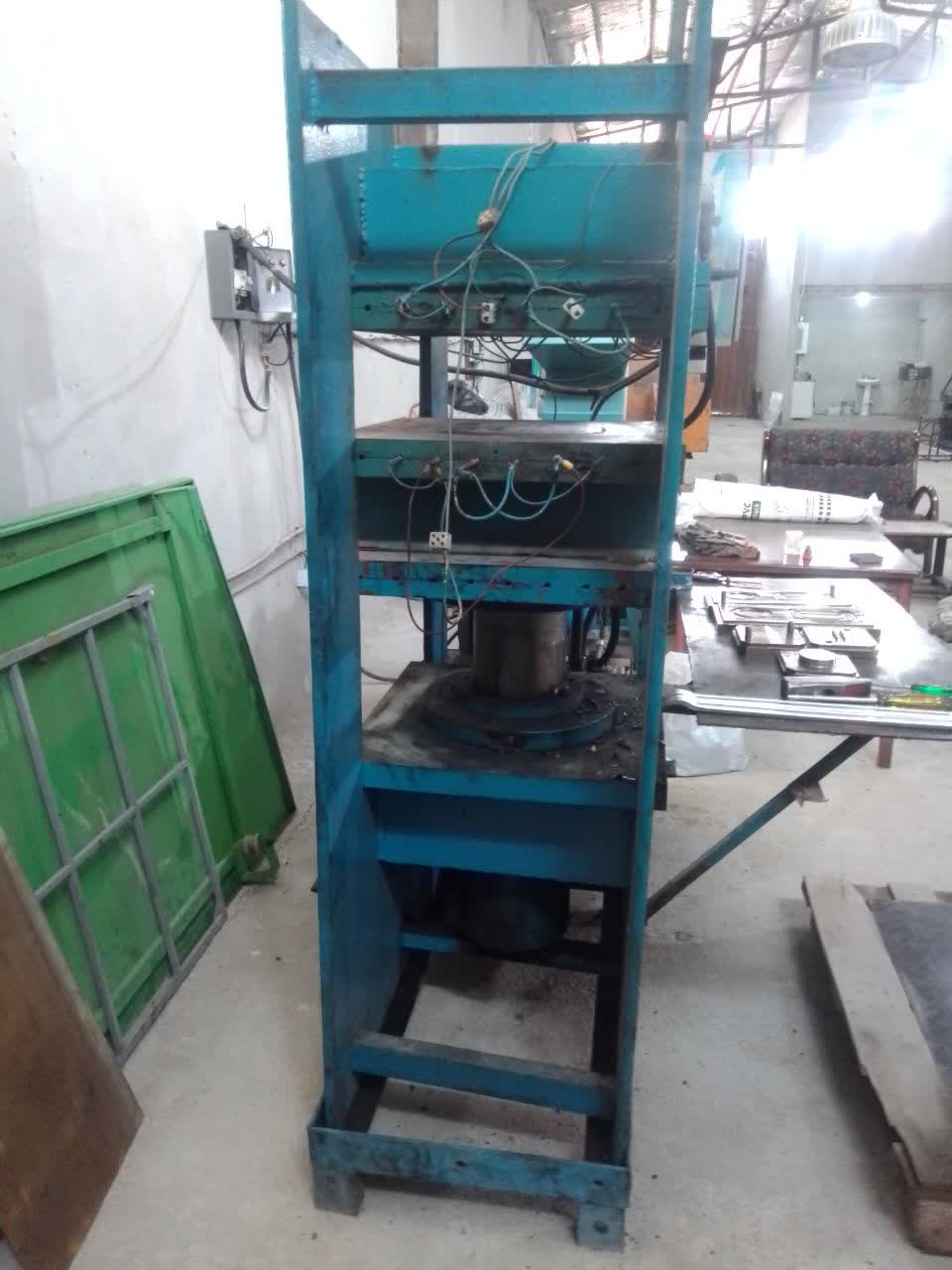 پرس لاستیک 80 تن پخت قطعات لاستیکی با کورس 40